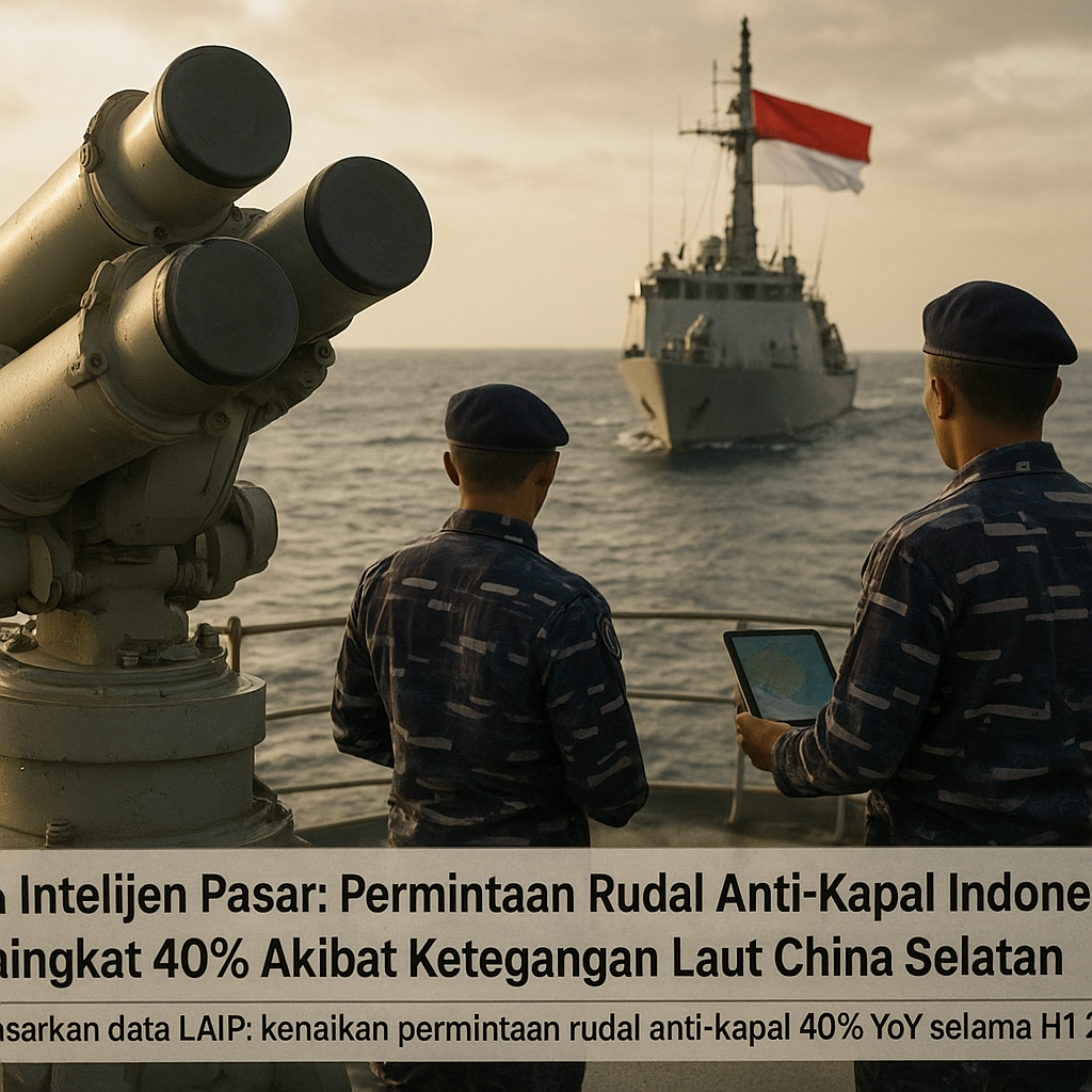 Data Intelijen Pasar: Permintaan Rudal Anti-Kapal Indonesia Meningkat 40% Akibat Ketegangan Laut China Selatan