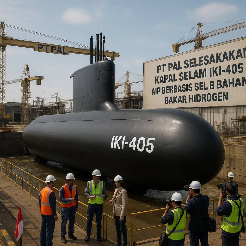 PT PAL Selesaikan Kapal Selam IKI-405, Kapal Selam Siluman Berbasis Propulsi Independen