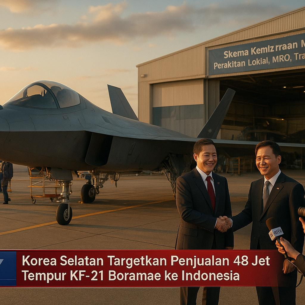Korea Selatan Targetkan Penjualan 48 Jet Tempur KF-21 Boramae ke Indonesia