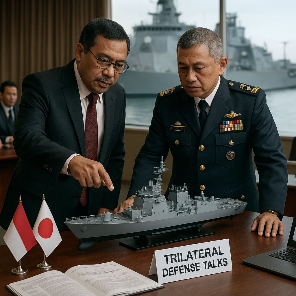 Indonesia Eyes Japan's Upgraded Mogami-class Frigates During Trilateral Defense Talks