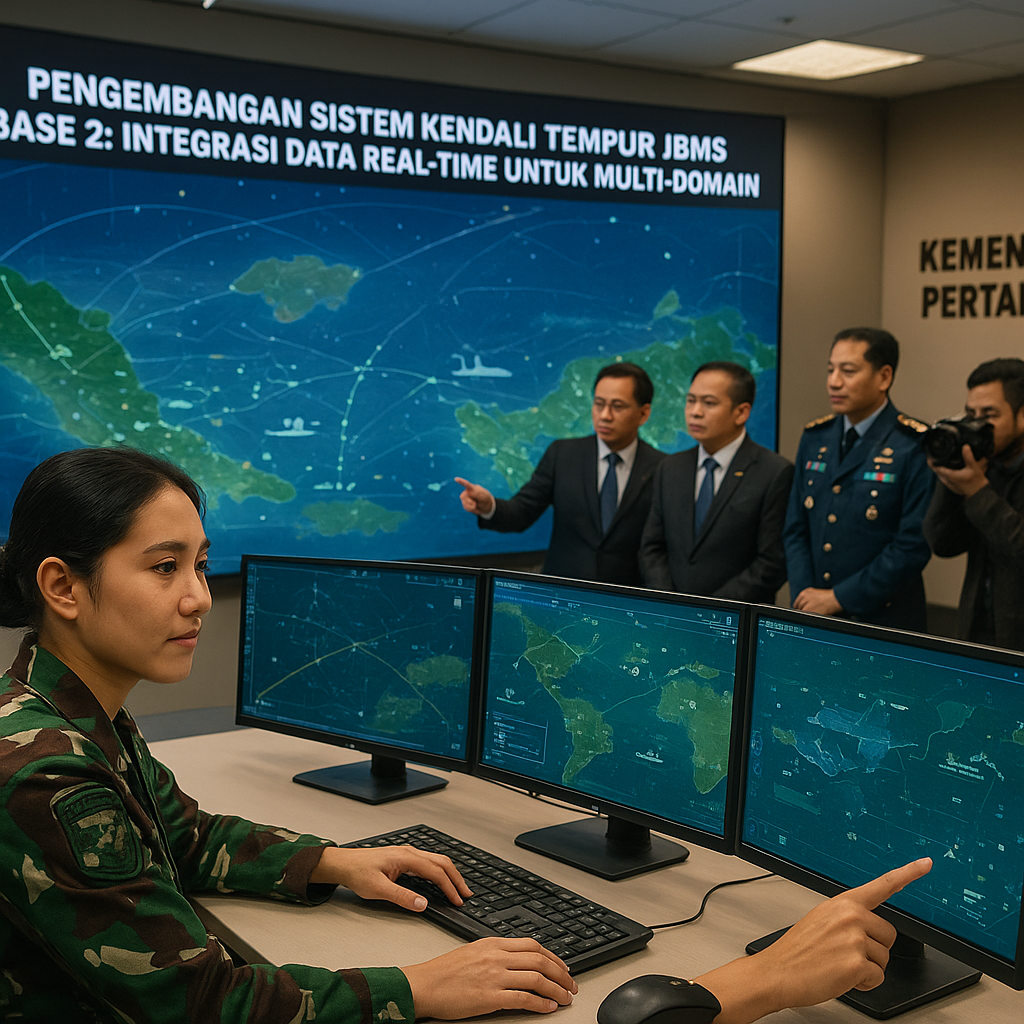 Pengembangan Sistem Kendali Tempur JBMS Fase 2: Integrasi Data Real-Time untuk Multi-Domain Operation