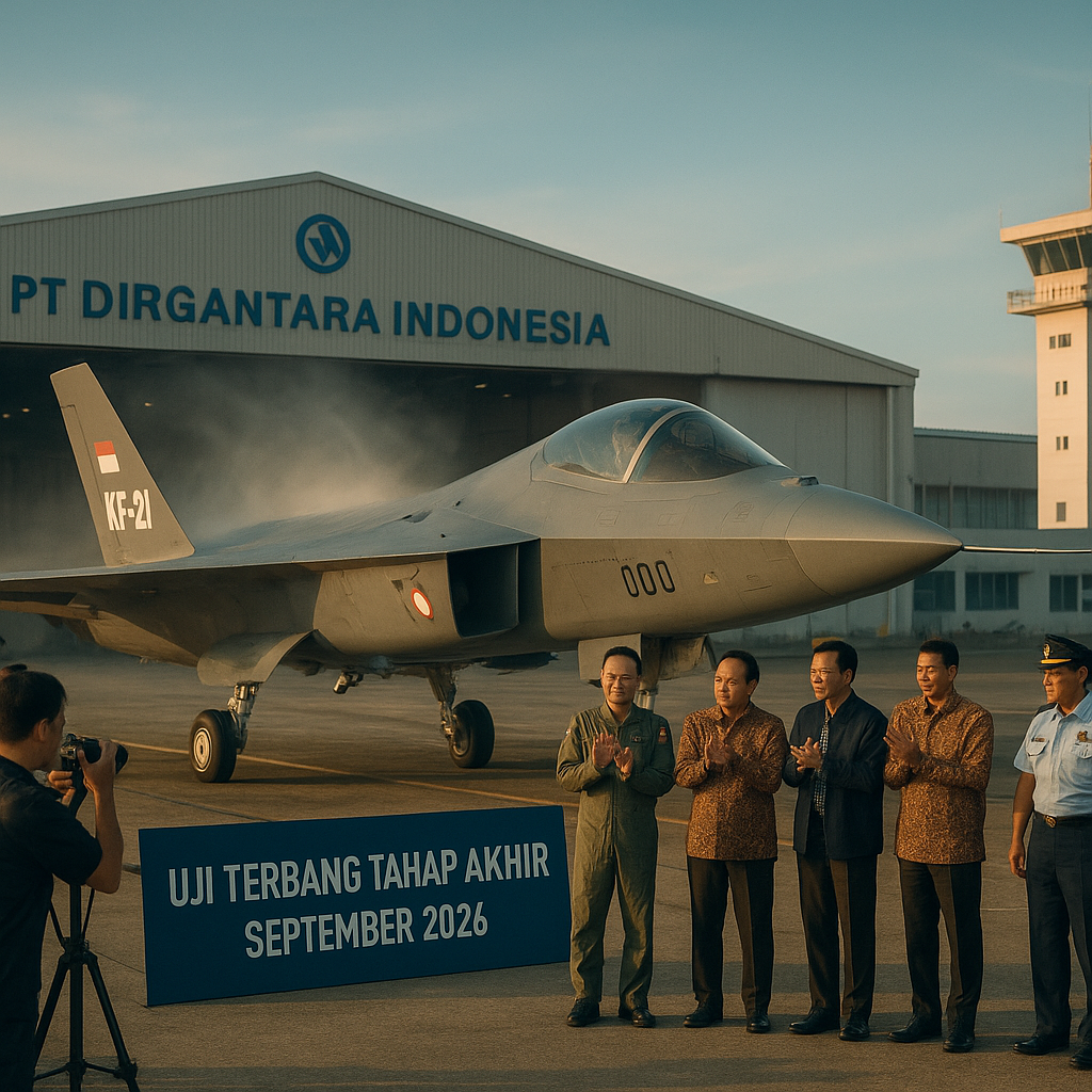 PT Dirgantara Indonesia Selesaikan Uji Terbang Pesawat Tempur KF-21 Boramae Tahap Akhir