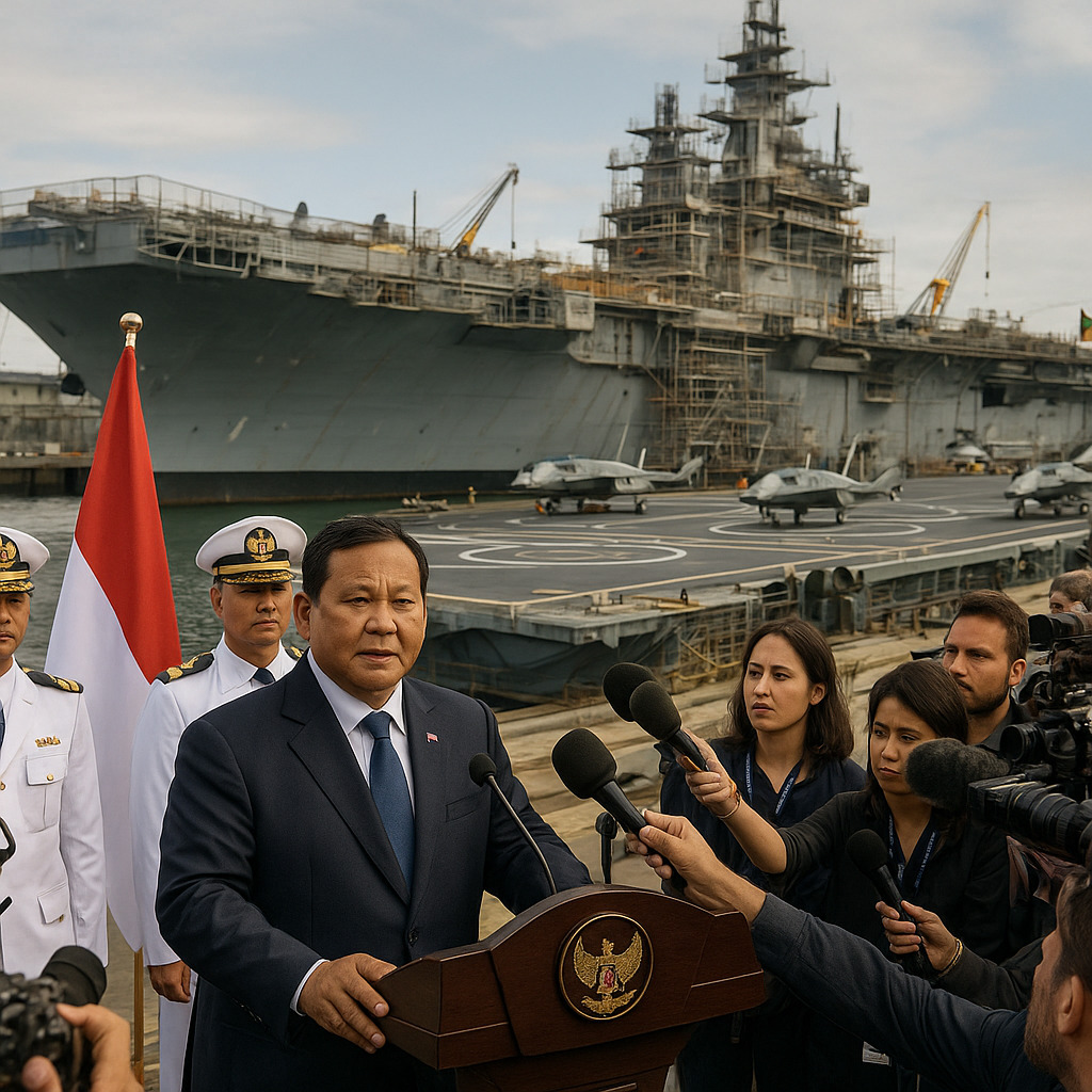 Presiden Prabowo Konfirmasi Kedatangan dan Konfigurasi Ulang Kapal Induk untuk Armada Helikopter dan Drone