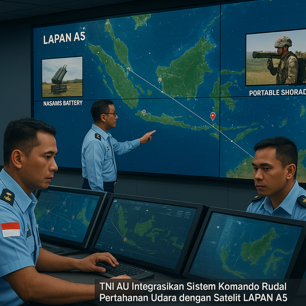 TNI AU Integrasikan Sistem Komando Rudal Pertahanan Udara dengan Satelit LAPAN A5