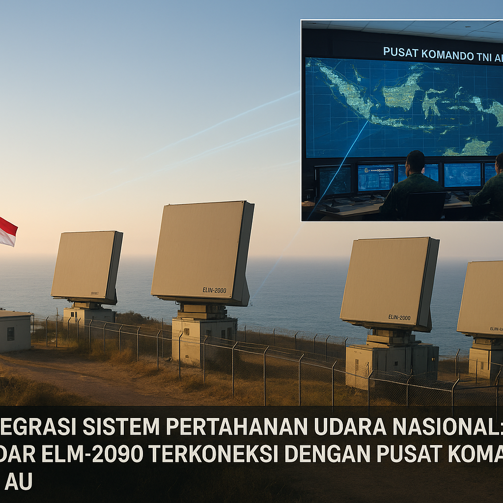 Integrasi Sistem Pertahanan Udara Nasional: Radar ELM-2090 Terkoneksi dengan Pusat Komando TNI AU