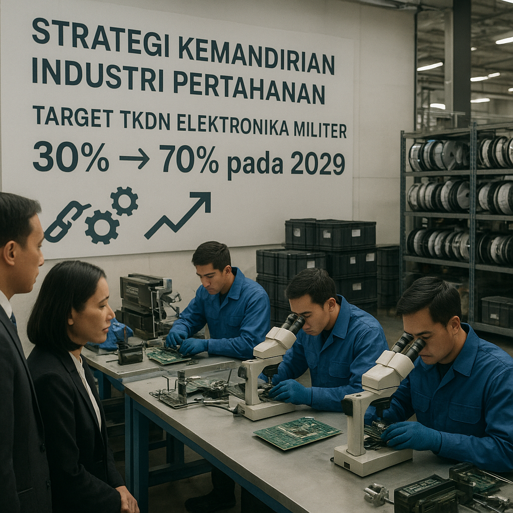 Strategi Kemandirian Industri Pertahanan: Integrasi Ekosistem Rantai Pasok Komponen Elektronika Militer