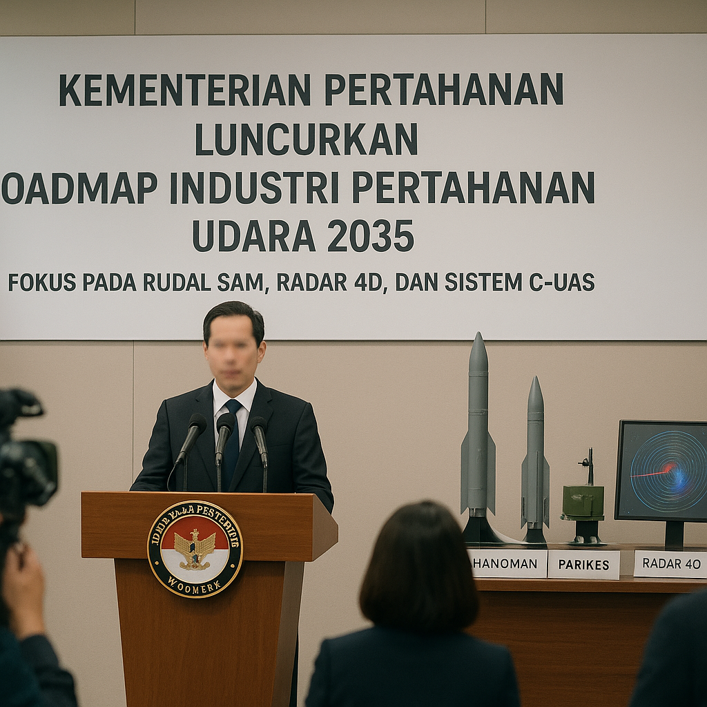 Kementerian Pertahanan Luncurkan Roadmap Industri Pertahanan Udara 2035