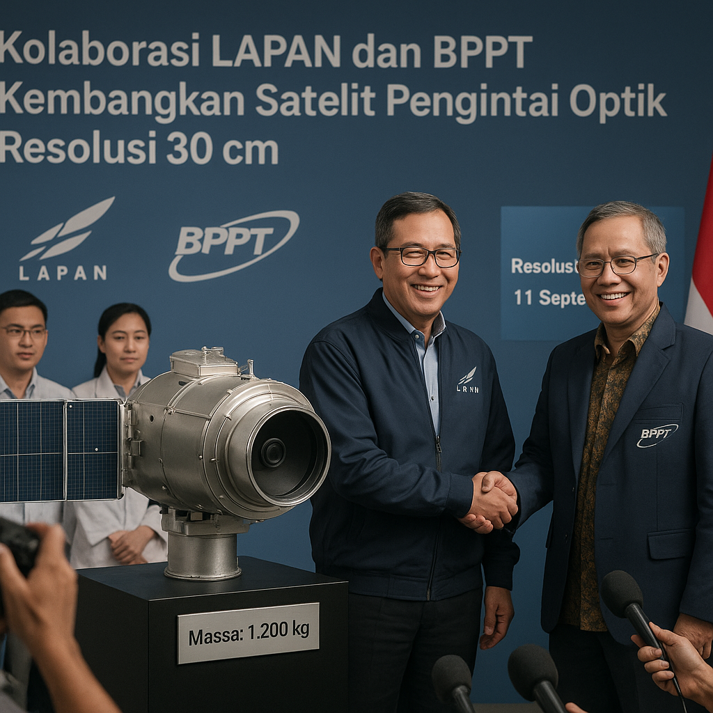 Kolaborasi LAPAN dan BPPT Kembangkan Satelit Pengintai Optik Resolusi 30 cm