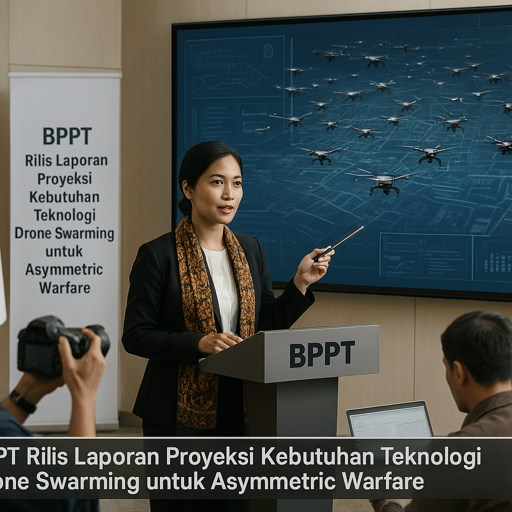 BPPT Rilis Laporan Proyeksi Kebutuhan Teknologi Drone Swarming untuk Asymmetric Warfare