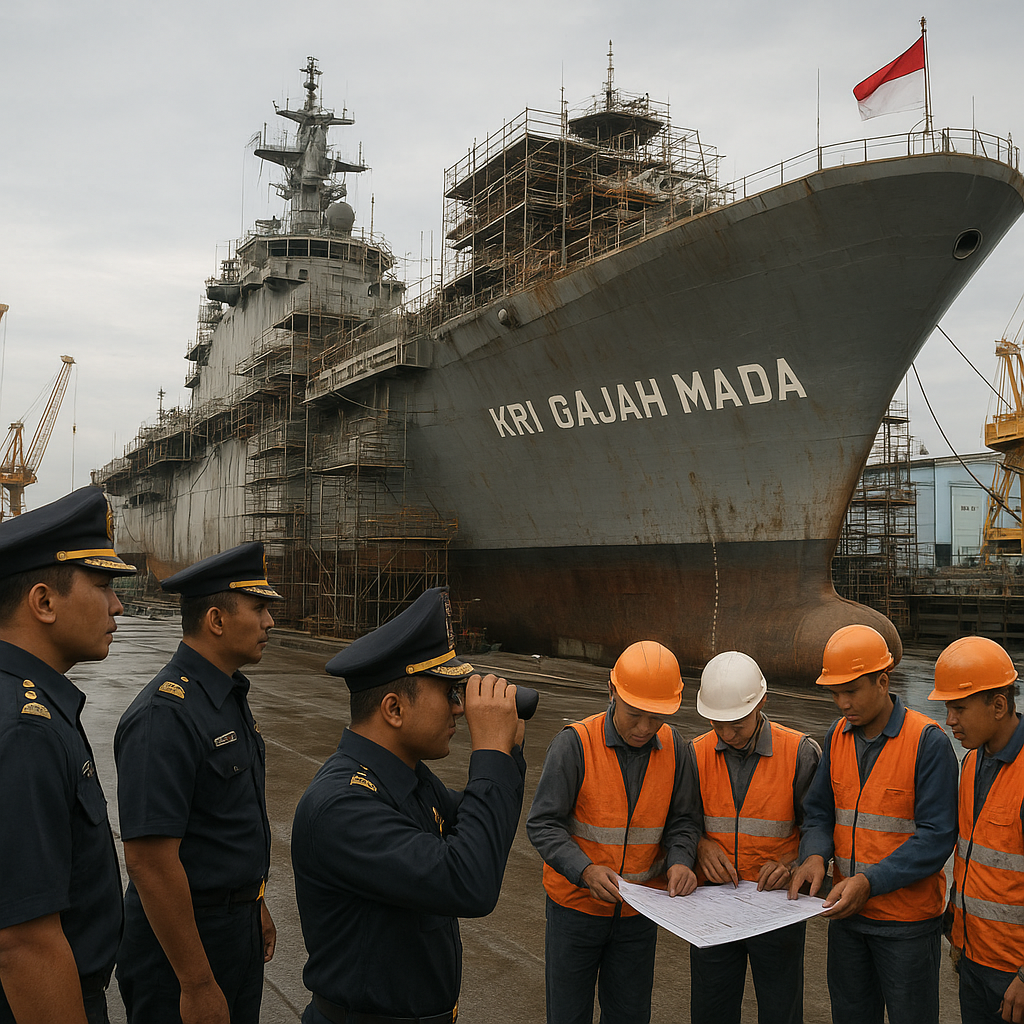 KRI Gajah Mada Segera Perkuat TNI AL, Kapal Induk Pertama Indonesia Ditargetkan Tiba Akhir September