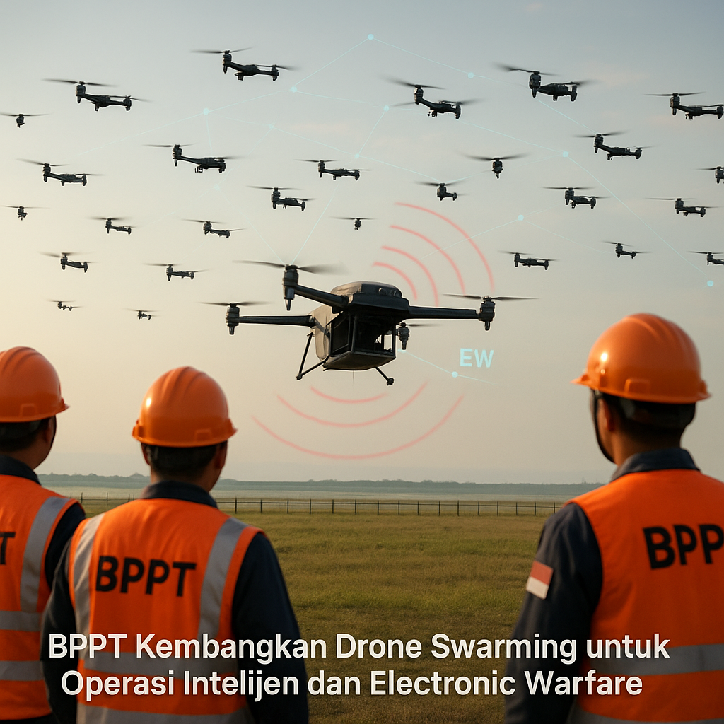 BPPT Kembangkan Drone Swarming untuk Operasi Intelijen dan Electronic Warfare