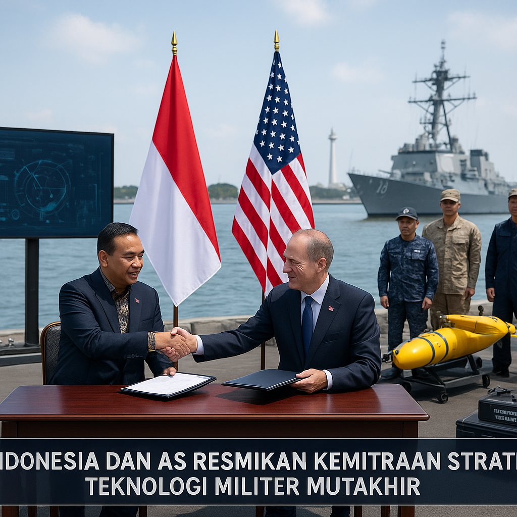 Indonesia dan AS Resmikan Kemitraan Strategis Teknologi Militer Mutakhir