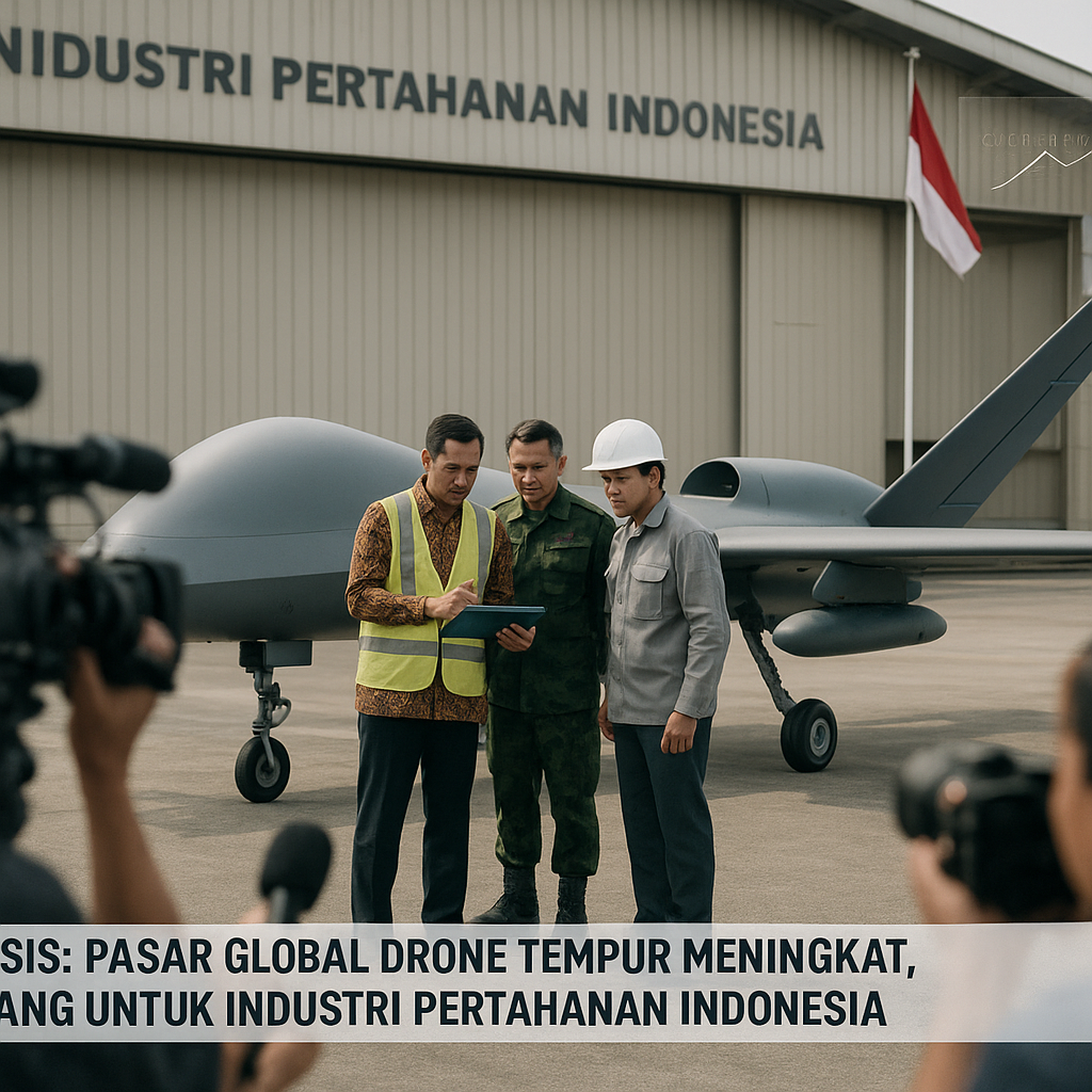 Analisis: Pasar Global Drone Tempur Meningkat, Peluang untuk Industri Pertahanan Indonesia