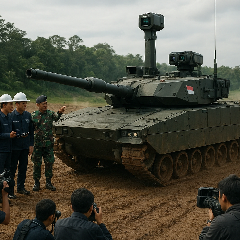 PT Pindad Rampungkan Prototipe Tank Harimau Generasi 3 dengan Sistem AI Tempur Otonom
