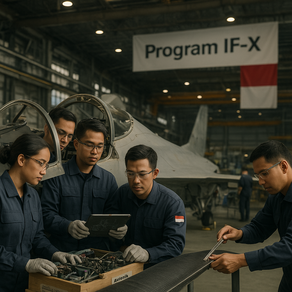 Strategi Kemandirian: Indonesia Target Produksi 40% Komponen Pesawat Tempur Sendiri pada 2030