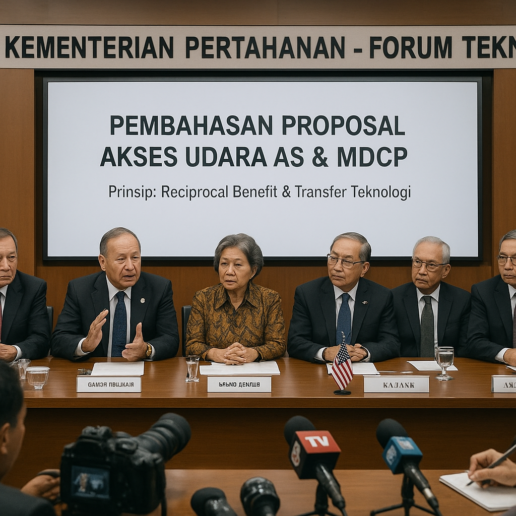 Kemhan Kumpulkan Mantan Panglima TNI, Bahas Strategi Pertahanan dan Proposal Akses Udara AS