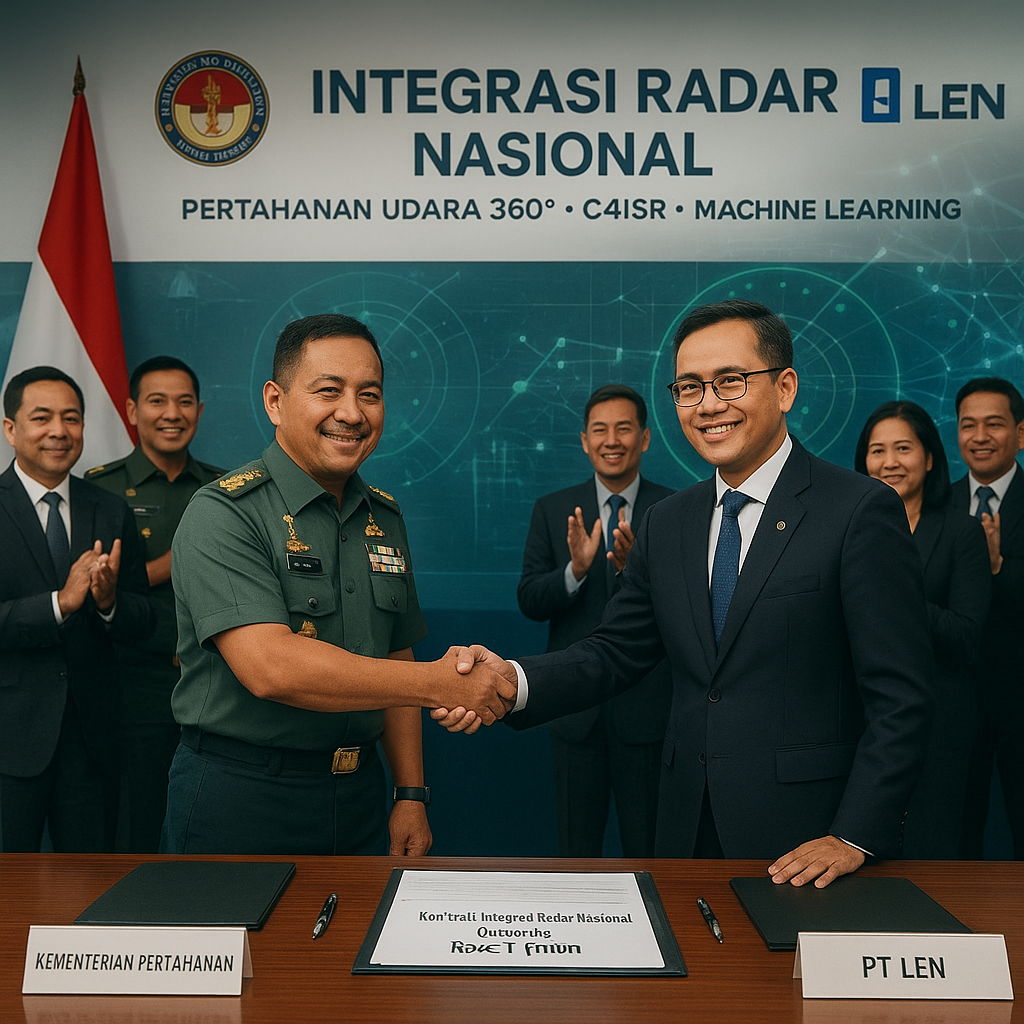 Kemenhan dan PT LEN Incar Integrasi Radar Nasional untuk Pertahanan Udara 360 Derajat