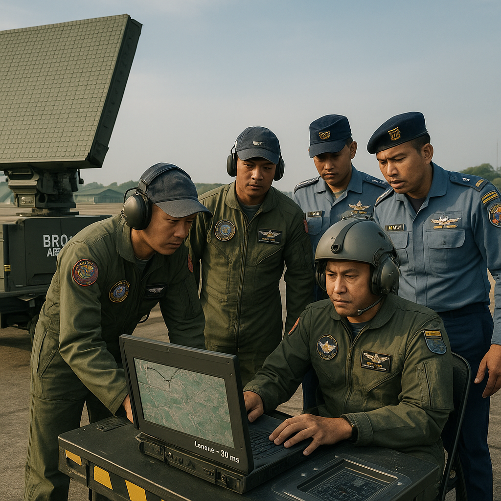 TNI AU Gelar Uji Integrasi Radar Bronco Dengan Sistem Komando Tempur Nasional