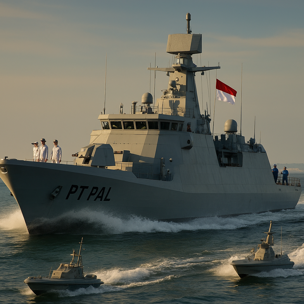 PT PAL Luncurkan Kapal Cepat Rudal KCR-90 Generasi III Dengan Sistem UMS Terkini