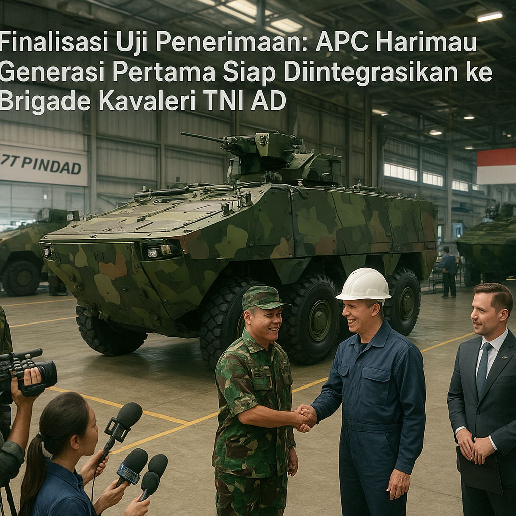 Finalisasi Uji Penerimaan: APC Harimau Generasi Pertama Siap Diintegrasikan ke Brigade Kavaleri TNI AD