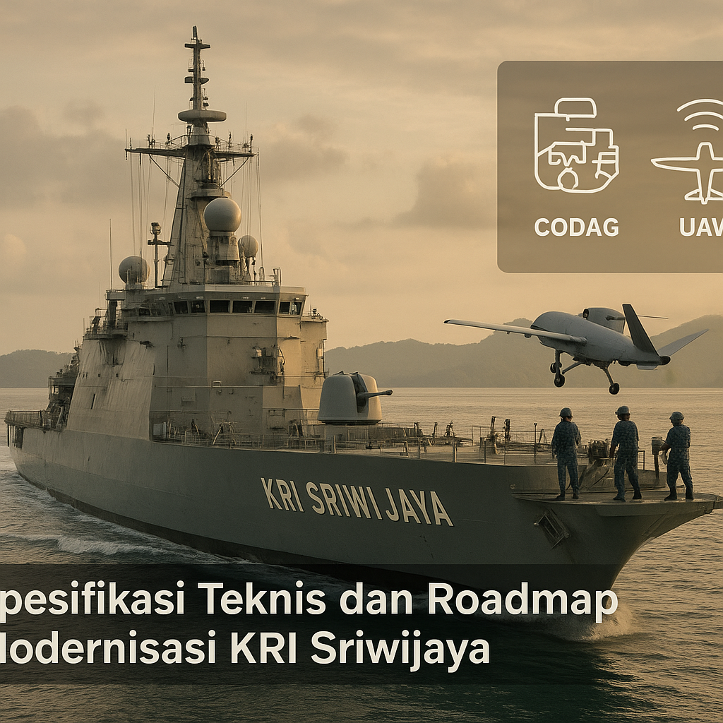 Spesifikasi Teknis dan Roadmap Modernisasi KRI Sriwijaya: Dari CODAG hingga Integrasi UAV