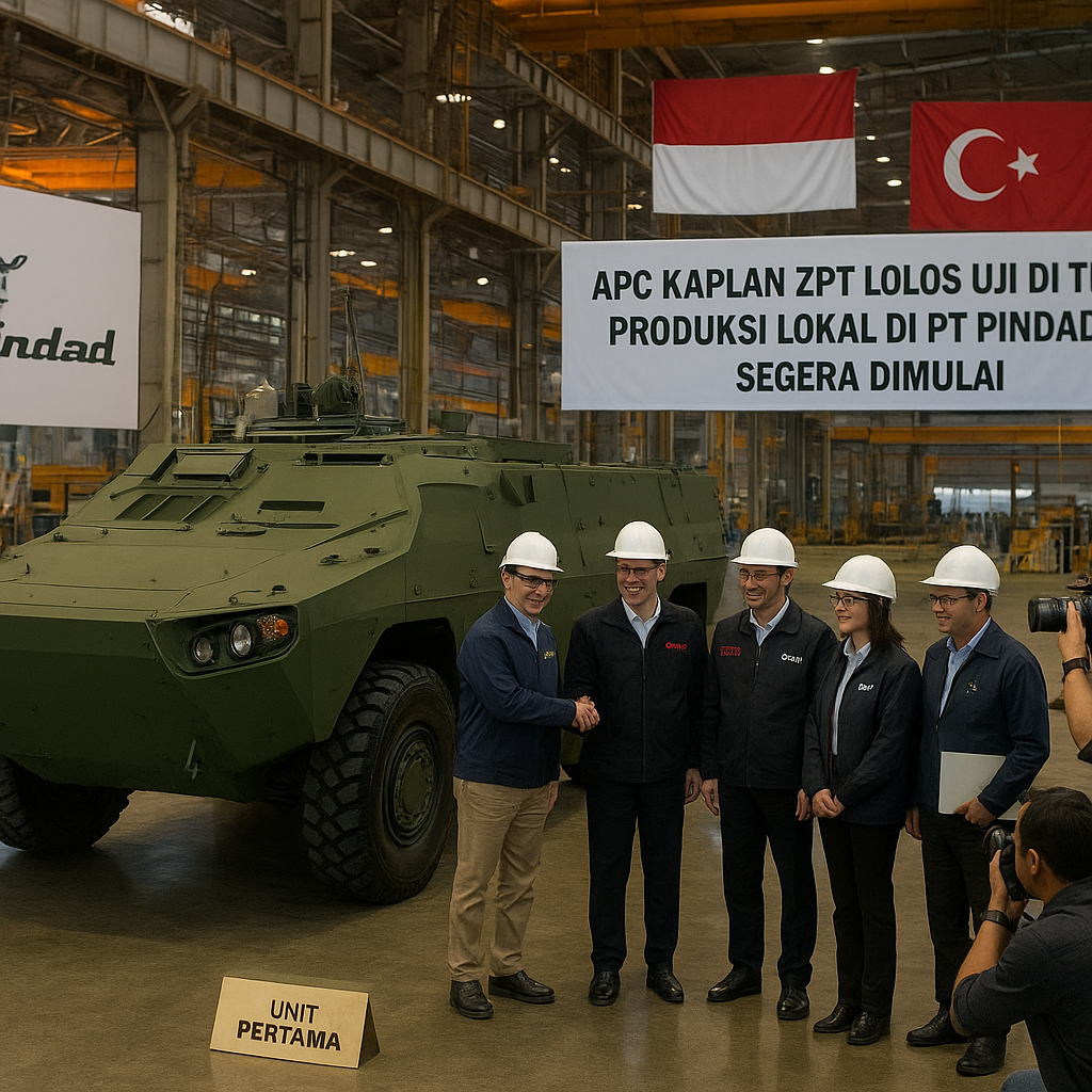 APC Kaplan ZPT Lolos Uji di Turki, Produksi Lokal di PT Pindad Segera Dimulai