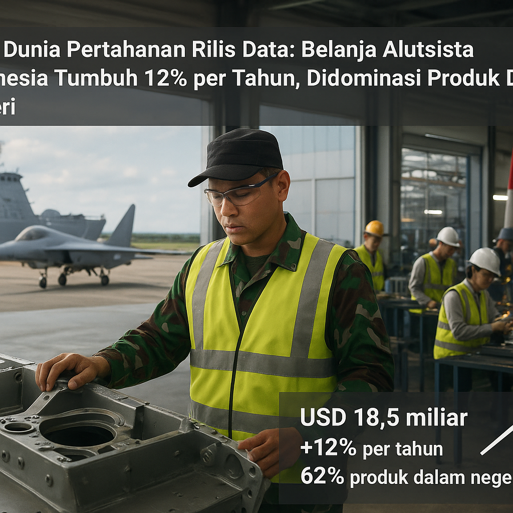 Bank Dunia Pertahanan Rilis Data: Belanja Alutsista Indonesia Tumbuh 12% per Tahun, Didominasi Produk Dalam Negeri