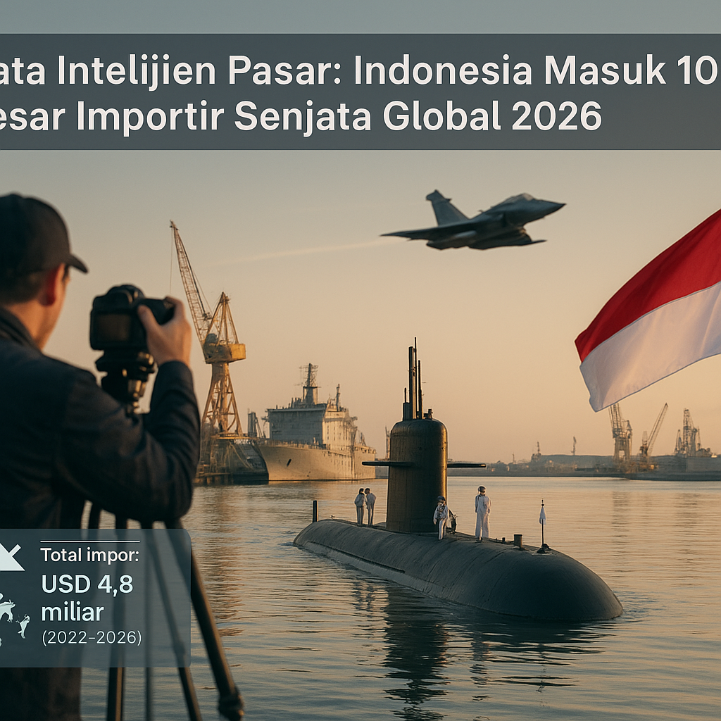 Data Intelijen Pasar: Indonesia Masuk 10 Besar Importir Senjata Global 2026