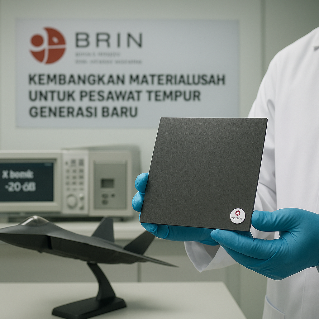 BRIN Kembangkan Material Stealth untuk Pesawat Tempur Generasi Baru