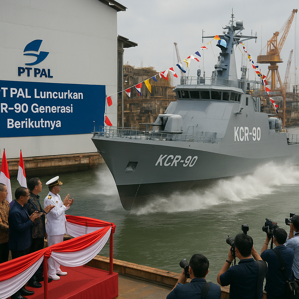 PT PAI Luncurkan Kapal Cepat Rudal KCR-90 Generasi Berikutnya
