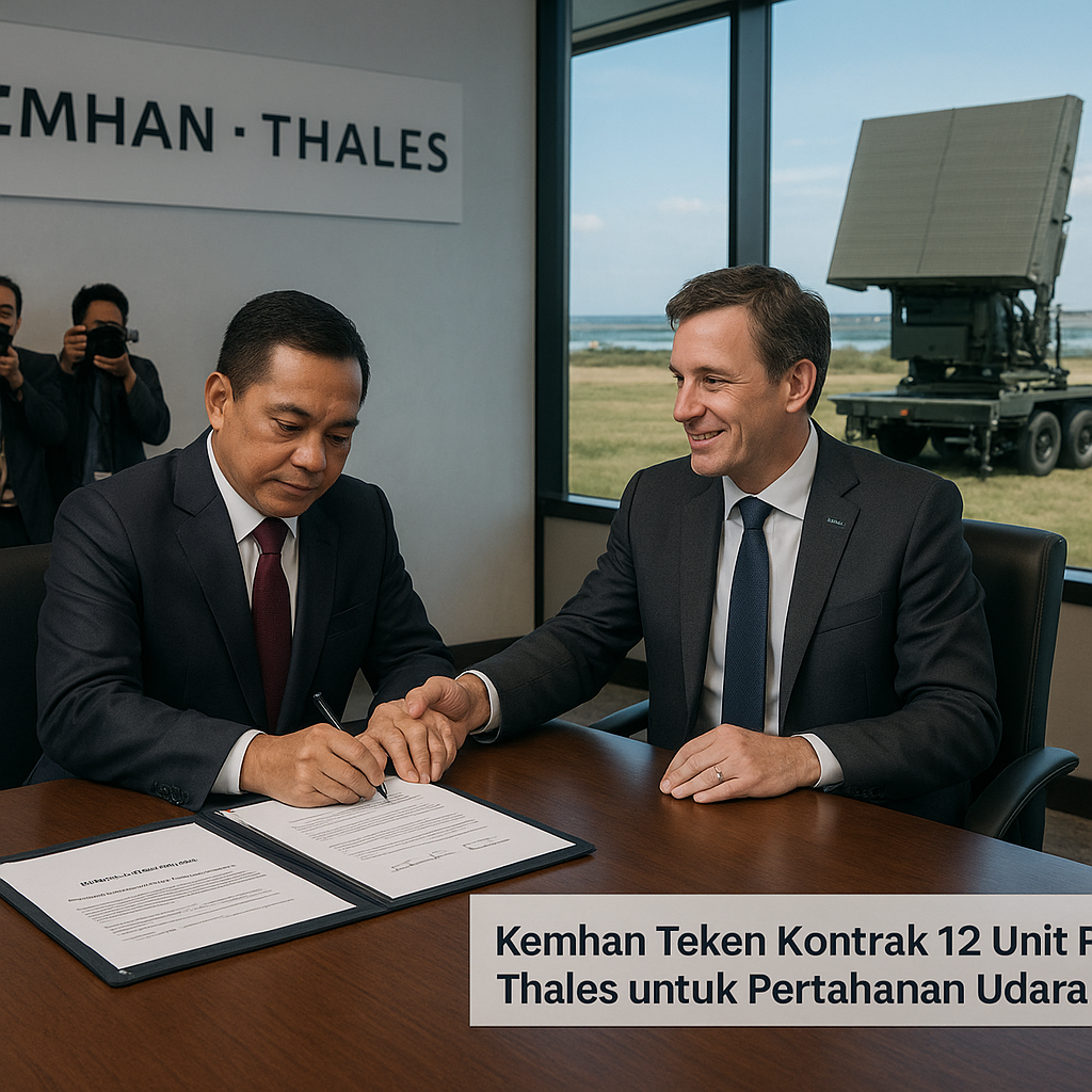 Kemhan Teken Kontrak 12 Unit Radar Thales untuk Kebutuhan Pertahanan Udara