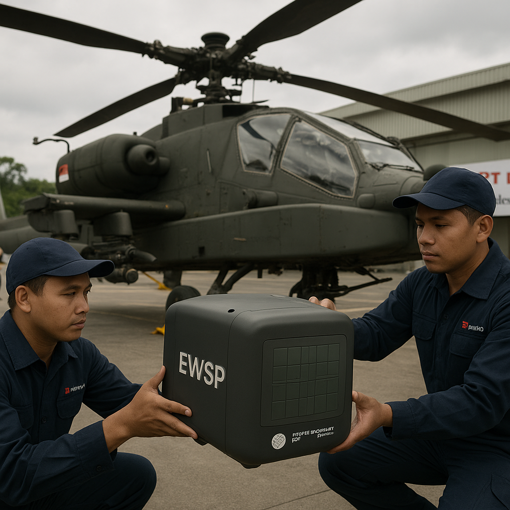 PT Len Industri Luncurkan Sistem Electronic Warfare Self-Protection untuk Helikopter Serang
