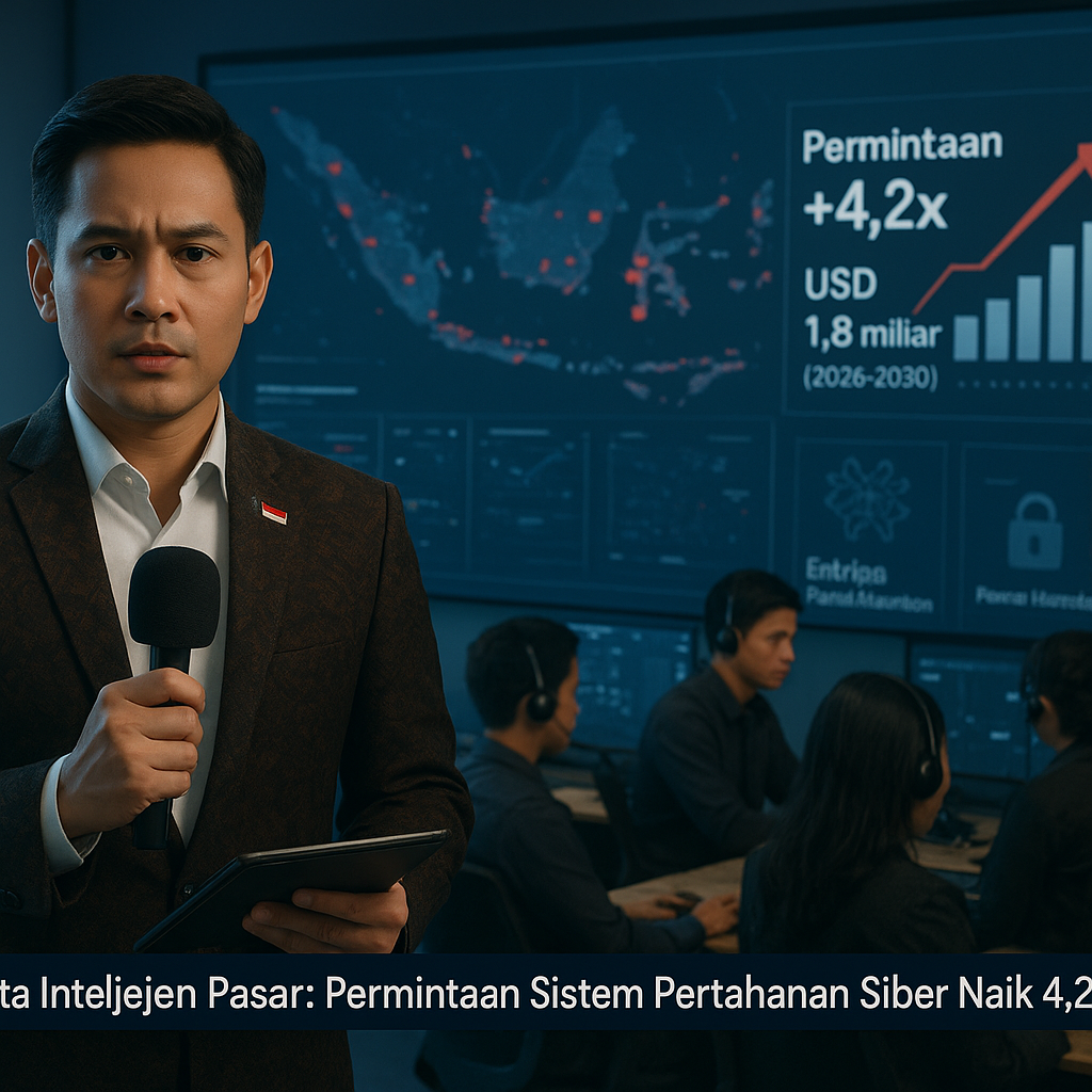 Data Intelejen Pasar: Permintaan Sistem Pertahanan Siber Indonesia Meningkat 4 Kali Lipat