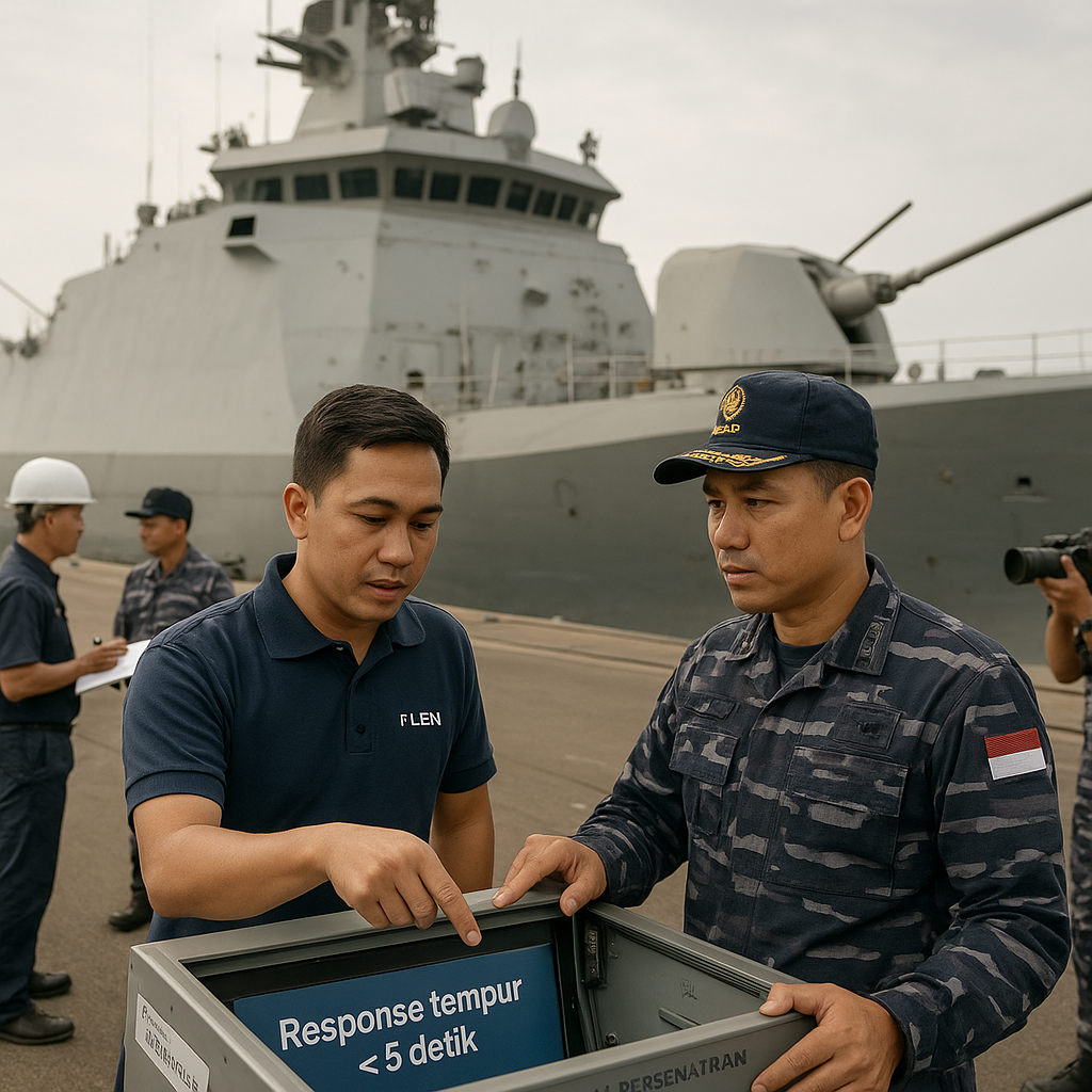 PT LEN Industri Integrasikan Sistem Kendali Persenjataan pada Armada Korvet Baru TNI AL