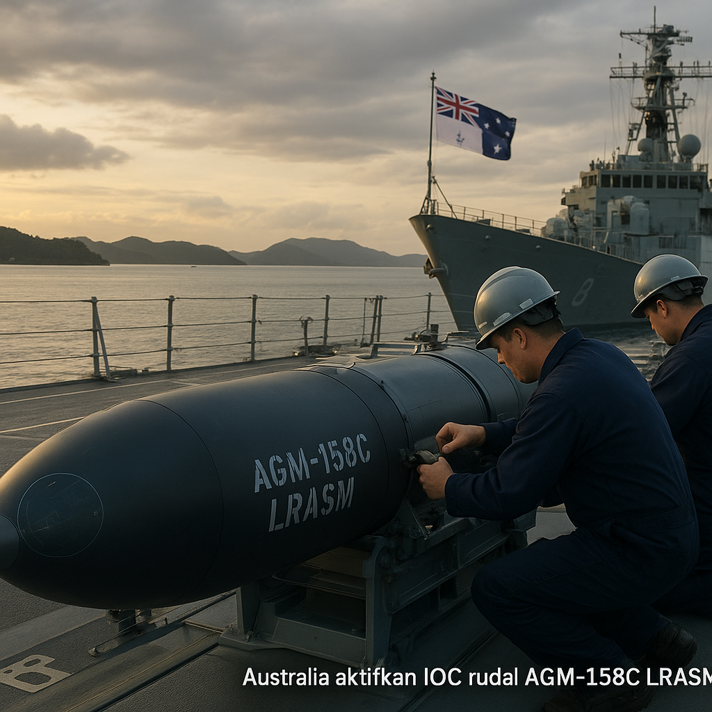 Australia Aktifkan Rudal Anti-Kapal LRASM, Dinamiskan Lingkungan Strategis Indo-Pasifik