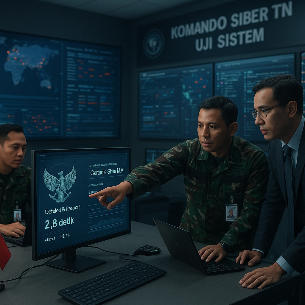 Keamanan Integrasi: Komando Siber TNI Lakukan Uji Sistem AI untuk Pertahanan Data Nasional