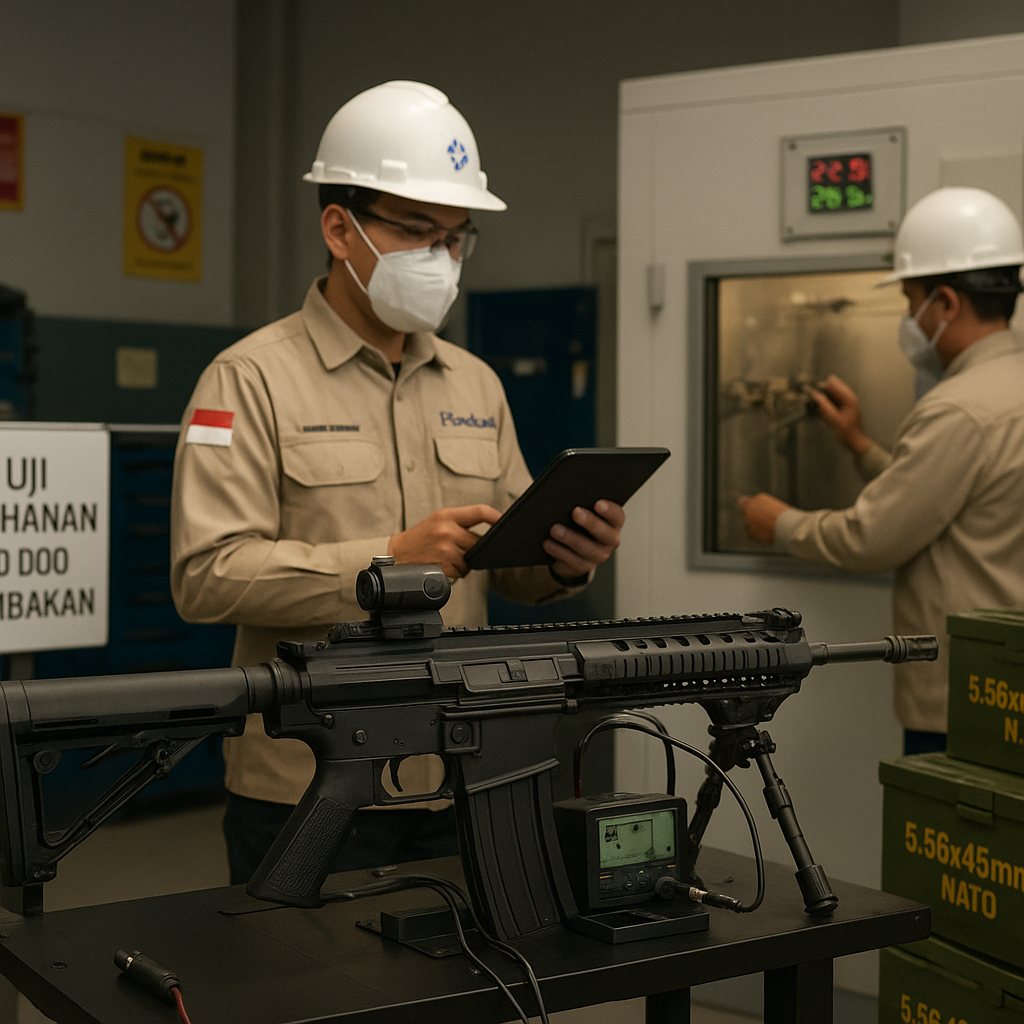 Pindad Selesaikan Pengujian Kualifikasi Senapan Serbu SS3-V3 dengan Amunisi Baru