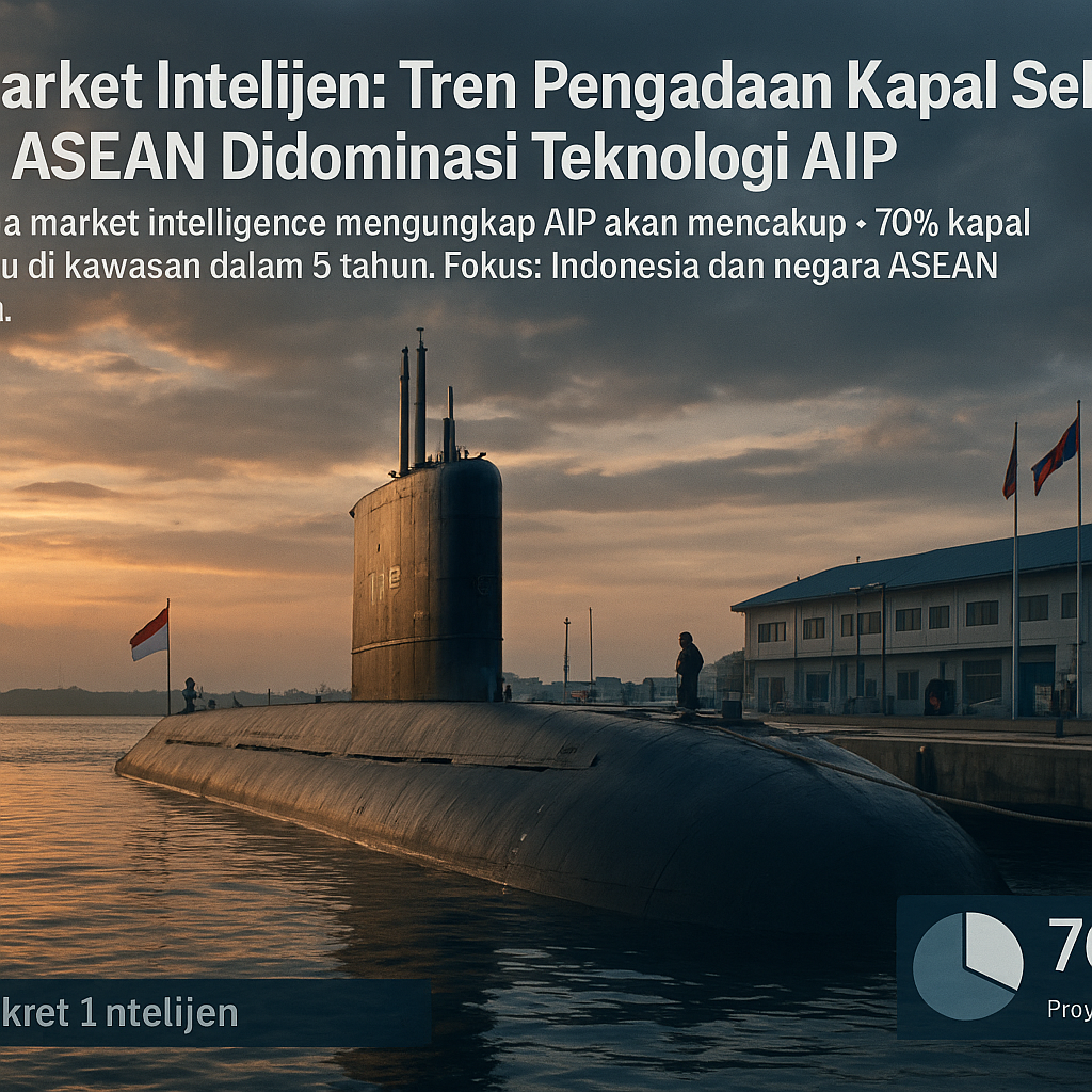 Market Intelijen: Tren Pengadaan Kapal Selam di ASEAN Didominasi Teknologi AIP