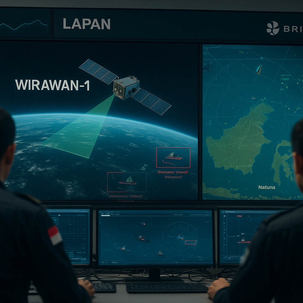 LAPAN Kembangkan Satelit Radar Pengintai untuk Deteksi Kapal Asing di Natuna