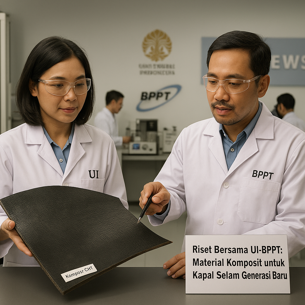 Riset Bersama UI-BPPT: Material Komposit untuk Kapal Selam Generasi Baru