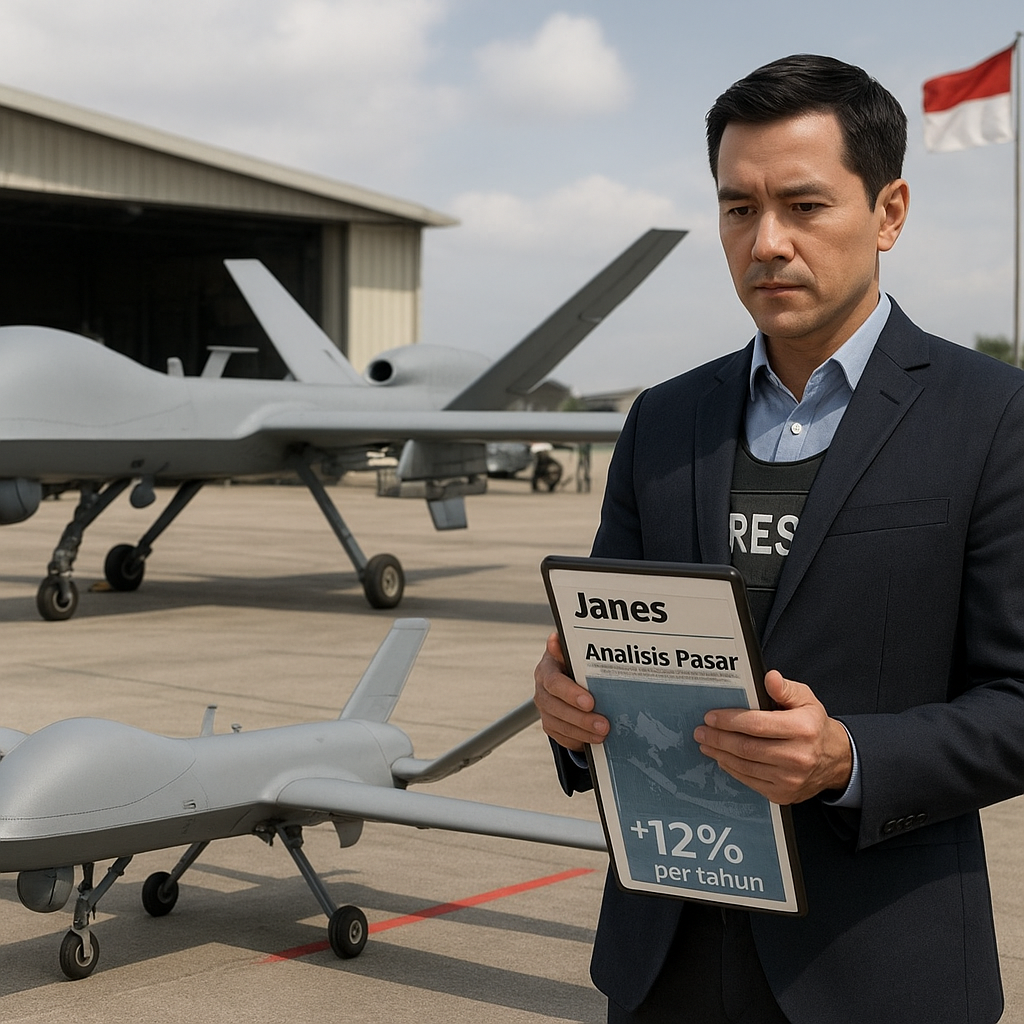 Analisis Pasar: Permintaan Drone Tempur MALE dan UCAV di Asia Tenggara Diproyeksikan Tumbuh 12% per Tahun