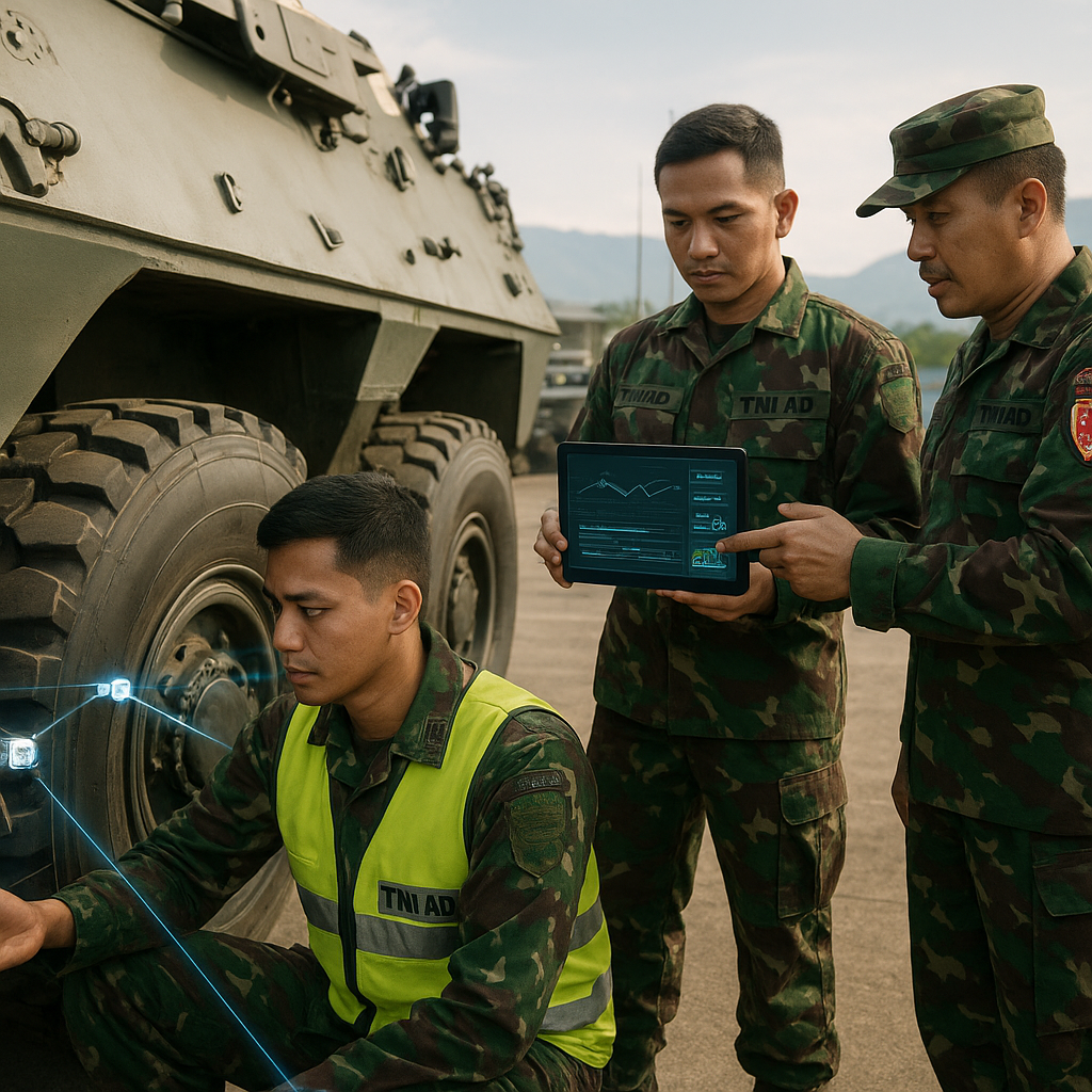 Optimalisasi Logistik: TNI AD Implementasikan Sistem Predictive Maintenance untuk Kendaraan Tempur dengan IoT