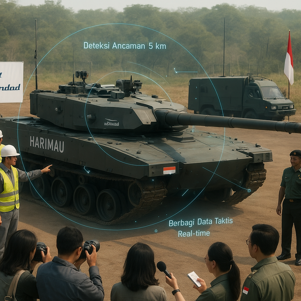 PT Pindad Luncurkan Prototipe Tank Harimau Generasi Baru dengan Sistem AI Tempur