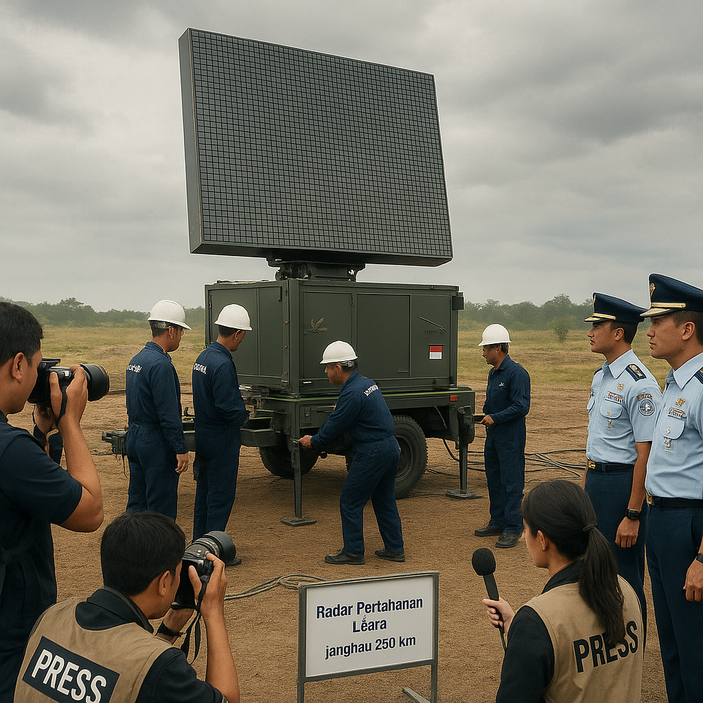 PT Pindad Rampungkan Uji Tembak Sistem Radar Pertahanan Udara Jarak Jangkau 250 Km untuk Kebutuhan TNI AU