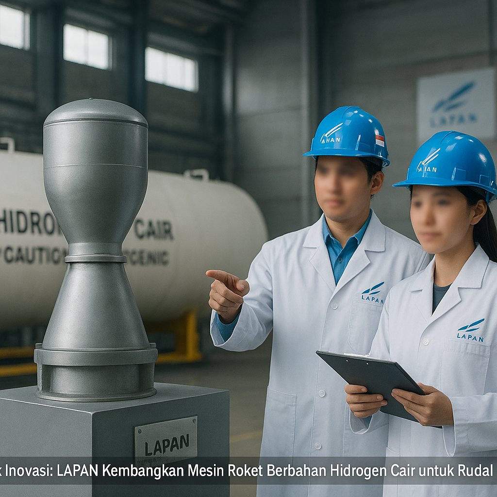 Riset Inovasi: LAPAN Kembangkan Mesin Roket Berbahan Hidrogen Cair untuk Rudal Balistik Taktis