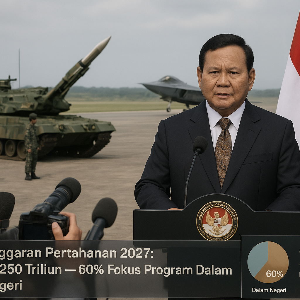 Anggaran Pertahanan 2027 Fokus pada Program Kemandirian Industri Dalam Negeri