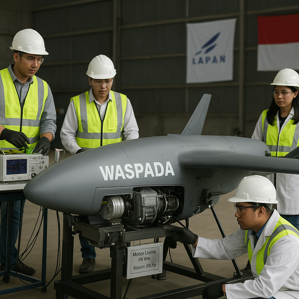 LAPAN-ITB Ciptakan Propulsi Hybrid untuk Drone Tempur 'Waspada'