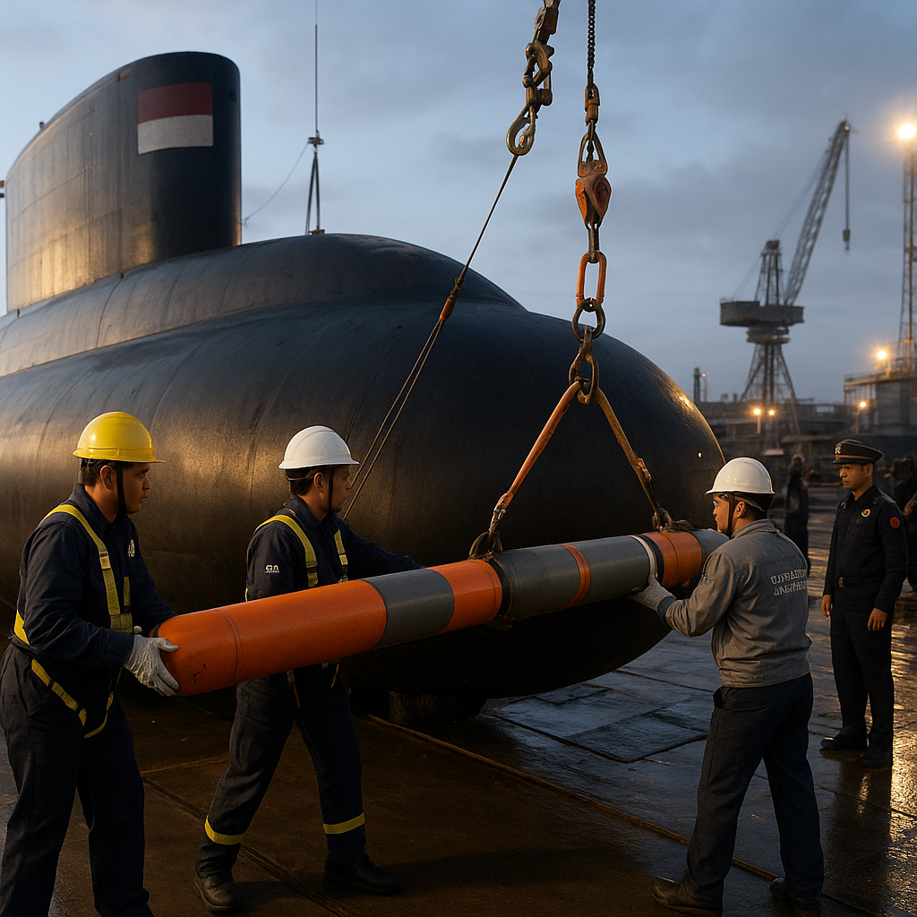 Integrasi Sistem Bawah Air: BUMN Alutsista dan Kongsberg Kolaborasi Pasang Sonar Towed Array pada Kapal Selam Chang Bogo Class