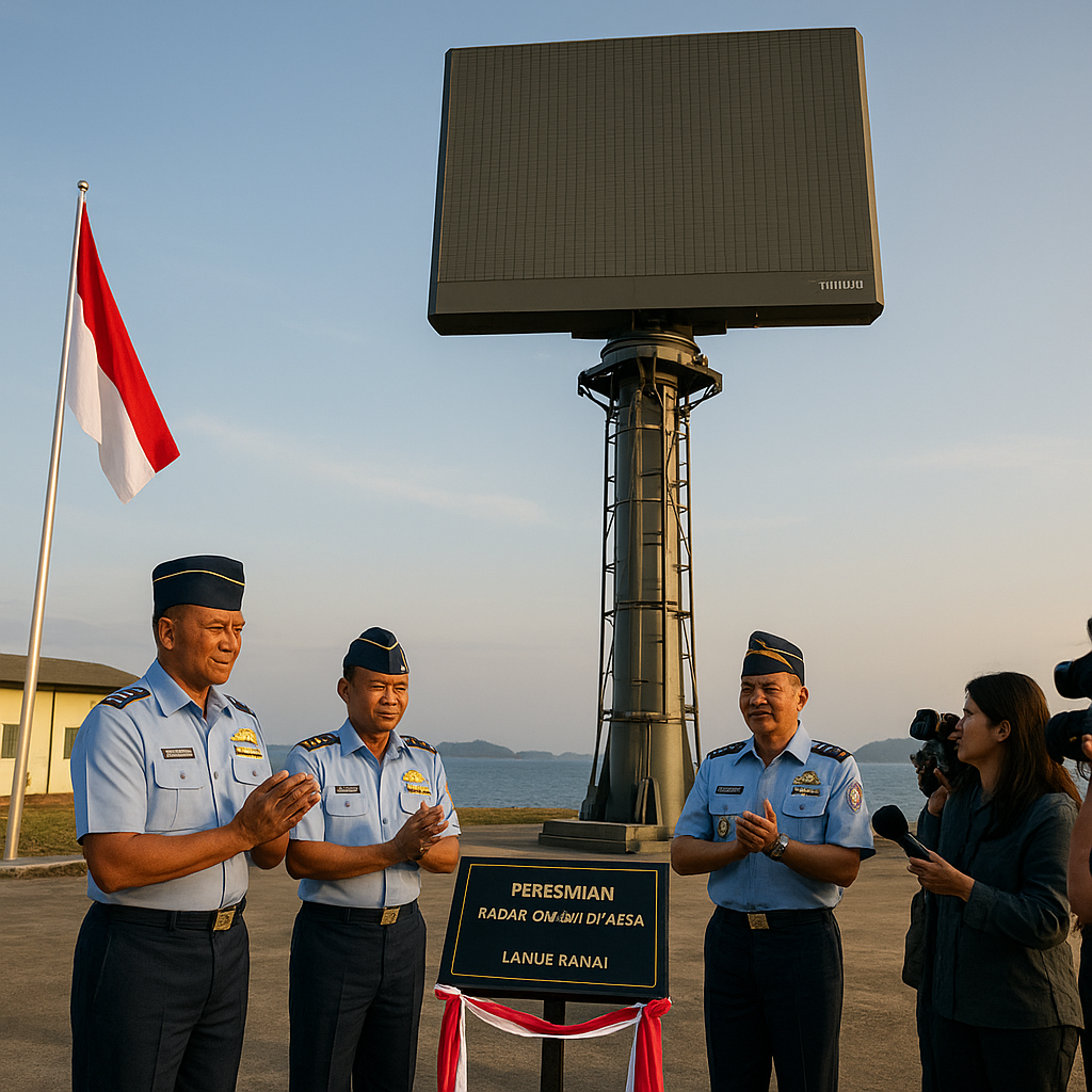 TNI AU Resmi Operasikan Radar Pertahanan Udara GM400 di Pulau Natuna untuk Keamanan ALKI