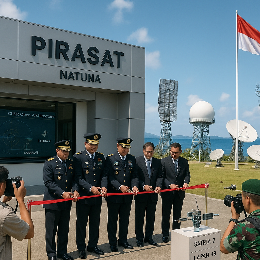 Kemhan Resmikan Pusat Integrasi Radar dan Satelit untuk Pertahanan Udara di Natuna